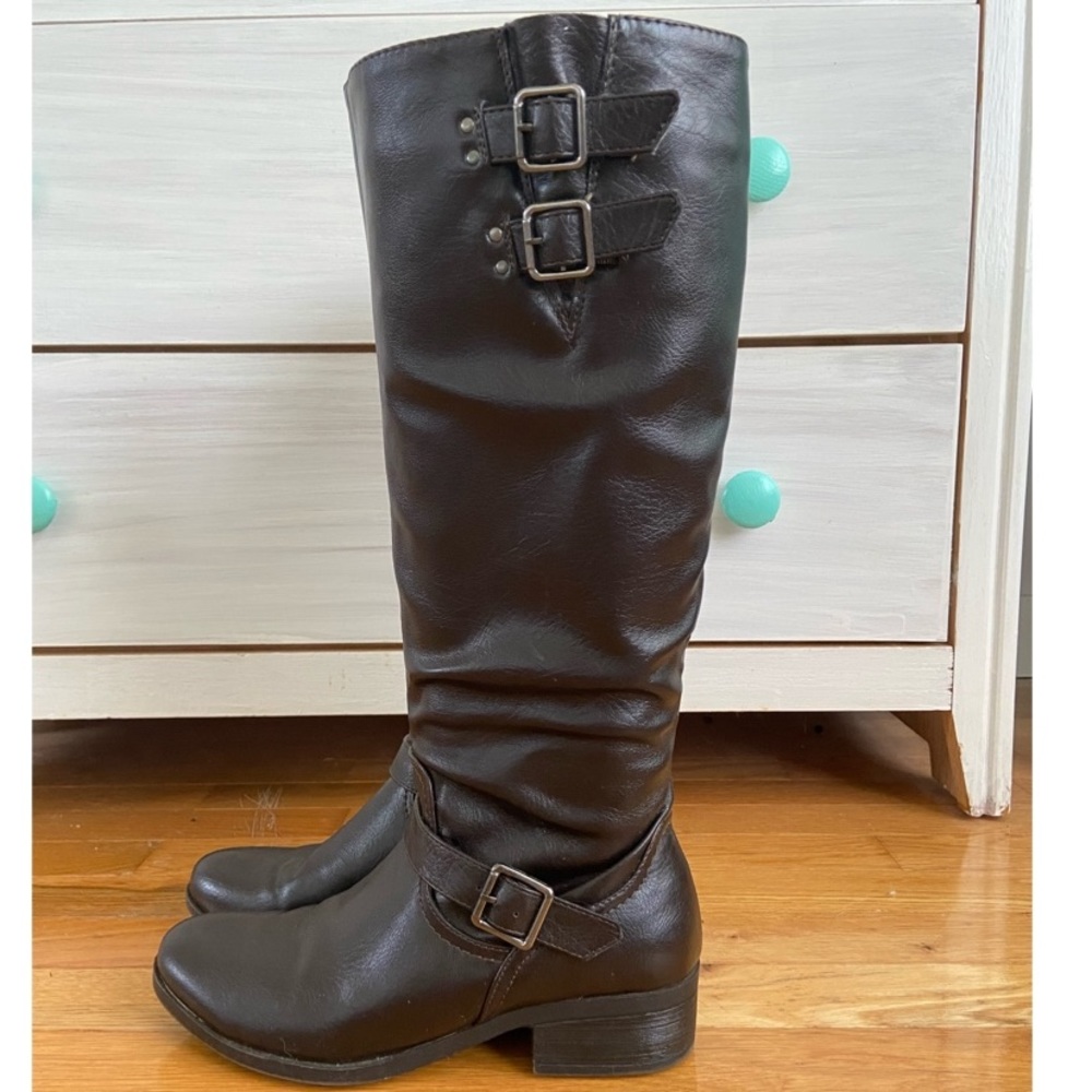 Croft & Barrow dark brown high boots